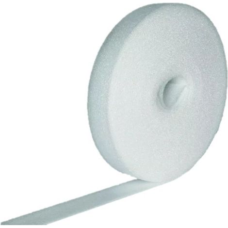 PE Randstreifen 5/80 mm weiß 50 lfm je Rolle für Innen für Wandfuge Randstreifen