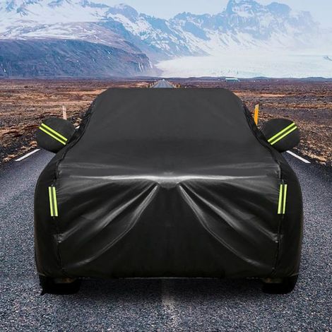 Housse voiture imperméable - - Ford Mustang - PA coating anti-UV - Bandes réfléchissantes - Taille 184-193 in (1/5)
