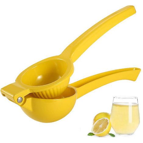 extrudeuse De Citron En Mtal De Haute Qualit (jaune, Petite Taille 20 Cm), Presse Manuelle Jus De Citron Et D'orange En Alliage D'aluminium Levi (1/5)