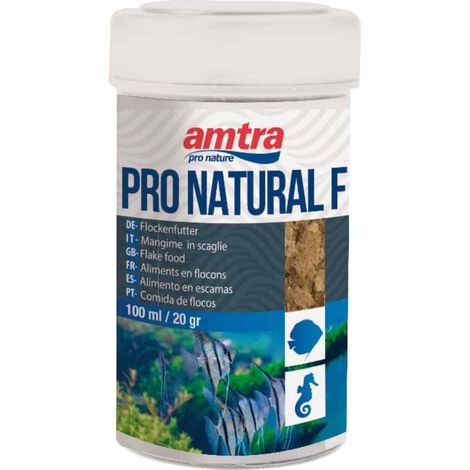Set 6 pezzi Mtra Pro Oranda Flake 100 ml: Set 6 pezzi Amtra Pro Oranda Flake Mangime in scaglie a base di farine di vermi 100% NATURALE per pesci d’acquario