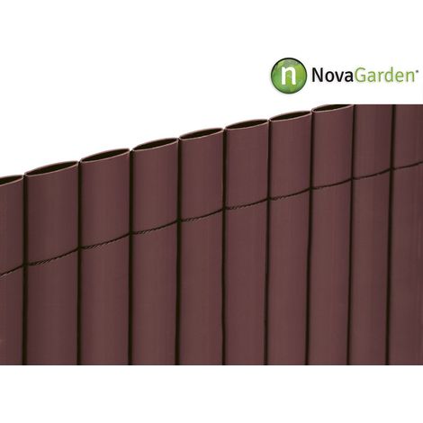 Ca帽izo PVC Doble Cara Marr贸n 12mm 2X5m (1/2)
