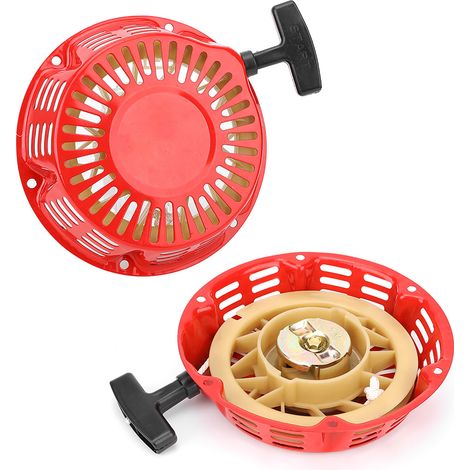 Démarreur à tirette compatible avec les groupes électrogènes à essence GX240 et GX270 de 8 et 9 CV (173 °F, 3,5 kW). (1/5)