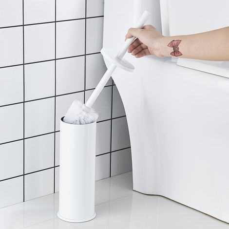 WC-Bürstenset für geschlossene Toiletten, Kunststoff, Weiß (1/5)