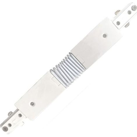 Connecteur flexible pour Rail Monophasé Blanc - SILAMP