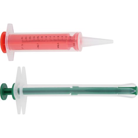 Seringue en silicone pour administration de médicaments aux animaux de compagnie, avec 2 embouts, pour chiens et chats. (1/5)
