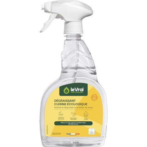 Dégraissant alimentaire Ecolabel - spray 750 ml - LE VRAI PROFESSIONNEL (1/4)