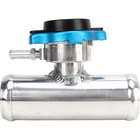 Bouchon de remplissage radiateur en ligne 38mm 1-1/2 po OD avec indicateur de température, aluminium T6061 poli, pour voitures et véhicules. (1/5)