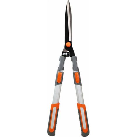 Manuelle Teleskop-Heckenschere 78–86 cm, Klinge aus SK-5-Stahl, ergonomischer Griff, ideal zum einfachen Schneiden von Hecken und Sträuchern, professionelle Heckenschere (1/5)