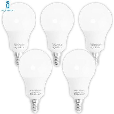 Ampoules Led E14 9w 6400k Blanc Froid A+ A60 A5 5 Pieces (1/4)