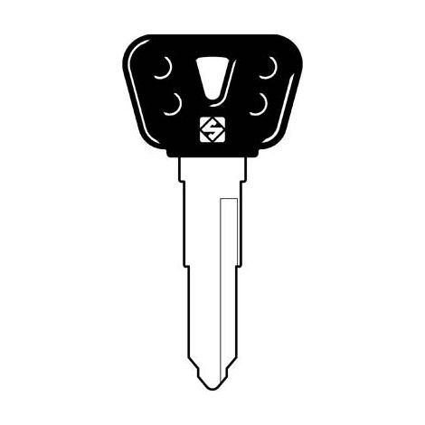 CHIAVE AUTO YAMAHA YH28BP SILCA - ACCIAIO NICHELATO- 5 pezzi