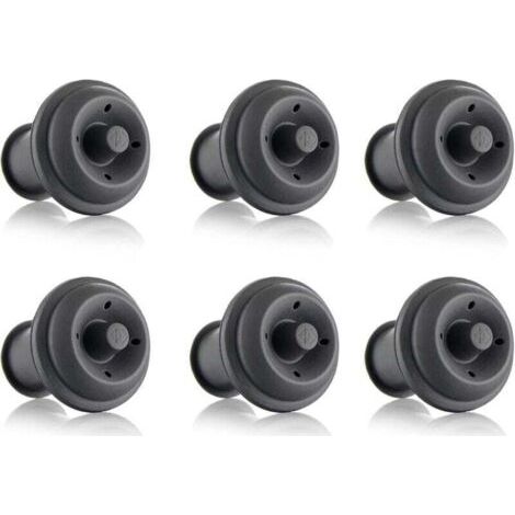 Tapones para bomba de vacío de 6 piezas - gris (1/4)