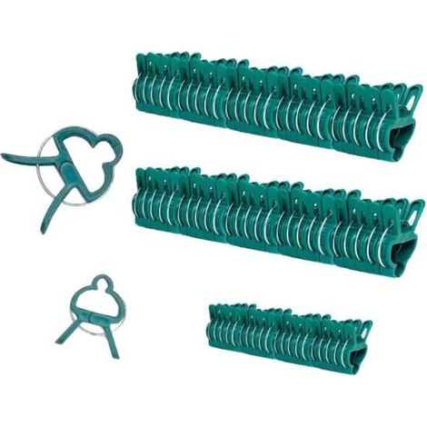 70 Pflanzenclips für Tomaten, Gartenclips, Pflanzenhalter für Gemüse, Tomaten, Gurken, Paprika.