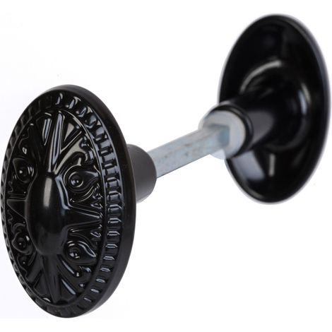 Bouton Double Décor KLOSE besser fonte d'aluminium ,tige carré de 6 mm