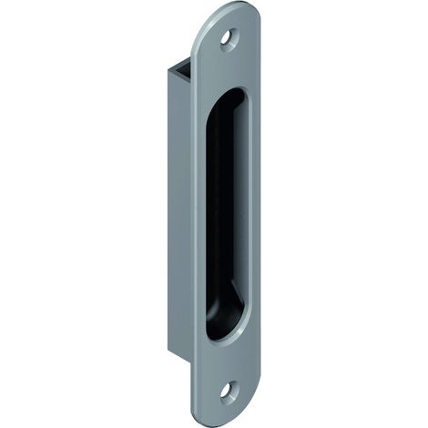 Cuvette de tirage applique pour coulissant aluminium 6749 sans mécanisme - noir - LA CROISEE DS (1/4)