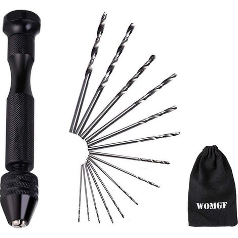 Mini Perceuse à Main avec 14 Foret Fraise Twist 0.5-3.0mm (1/5)