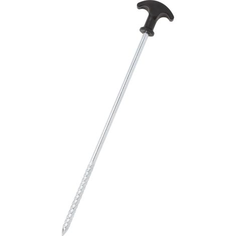Piquets de tente 12 pcs 30 cm Ø7 mm acier galvanisé (1/5)