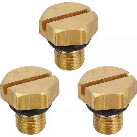 Lot de 3 vis de purge de cuve de carburateur 6H3-14992-00 pour moteurs hors-bord 2T 40 50 60 75 à 90 CV - Accessoires nautiques (1/5)