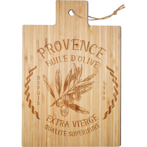 Planche à découper Huile d'olive en bambou alimentaire