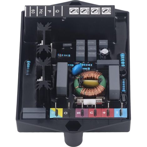 Carte Régulateur de Tension pour Générateur, Contrôleur Automatique de Tension Moteur 170 à 270 V, Coque ABS pour Générateur Synchrone Série MJB (1/4)