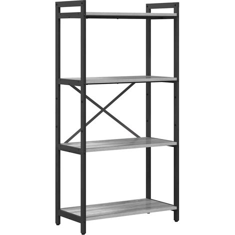 Maison Exclusive - Bücherregal Grau Sonoma 60 x 30 x 120 cm Holzw