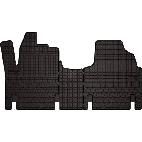 Gummifußmatten für Fiat Scudo I Kastenwagen (1994–2006) – schwarz, passgenau