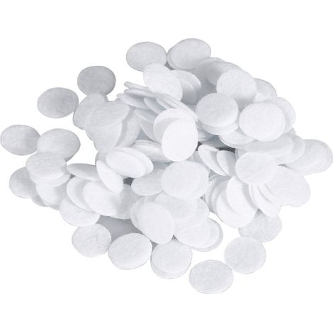 100 disques filtrants en coton neufs pour machine beauté anti-points noirs, 10mm, lot de 100 (1/5)