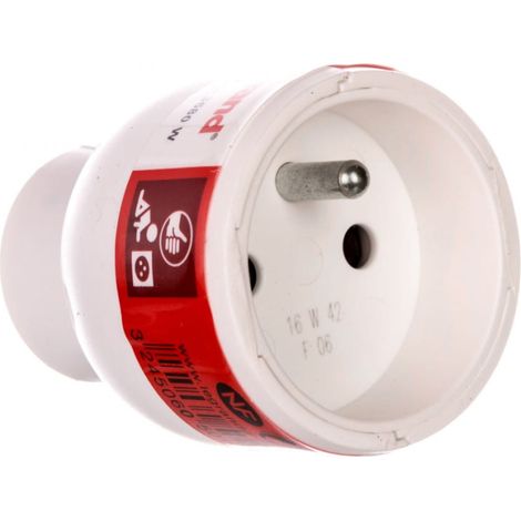 Helmo Tragbare Steckdose 2P+Z 16A weiß 50102