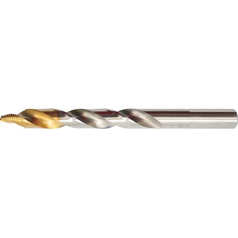 Spiralbohrer DIN338 HSS mit Stufenbohrerspitze 9,50mm UNI dreikant FORUM (1/5)