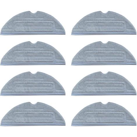 Lot de 8 serpillères lavables pour Roborock S8/S7 S7+ T7 T7 Plus (1/4)