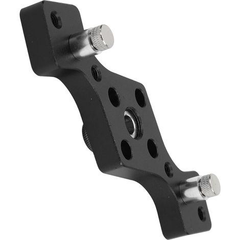 Gabarit de perçage vertical autocentrant pour tourillons, outil de positionnement et de fixation pour le travail du bois, noir (1/5)