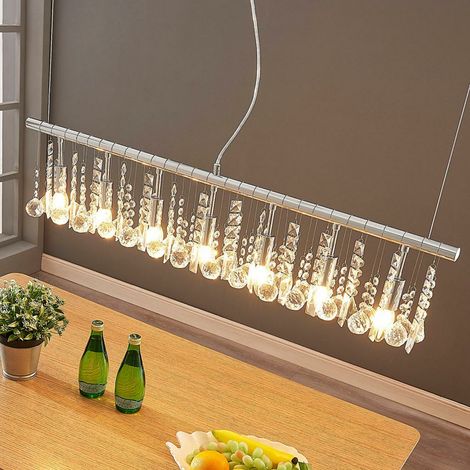 [NEUWERTIG] B-Ware Lindby Pendelleuchte Pendellampe Deckenlampe Hängelampe Lampe Matei Chrom E14