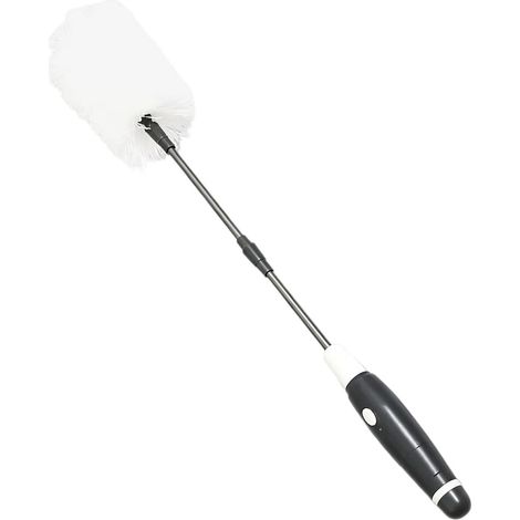 Brosse à poussière électrique , manche télescopique réglable , sans fil , avec microfibre , de netto (1/5)