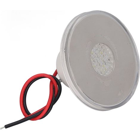 Disque lumineux LED 10-24V 0,5W, plafonnier encastré, éclairage de couloir/escalier, lumière blanche. (1/5)