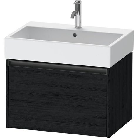 Duravit Ketho.2 Waschtischunterbau wandhängend, 1 Auszug, (1/2)