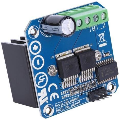 Module de commande de moteur, double pont en H haute intensité (43 A) BTS7960, circuit de commande haute puissance pour composants électriques de véhicules intelligents B (1/5)