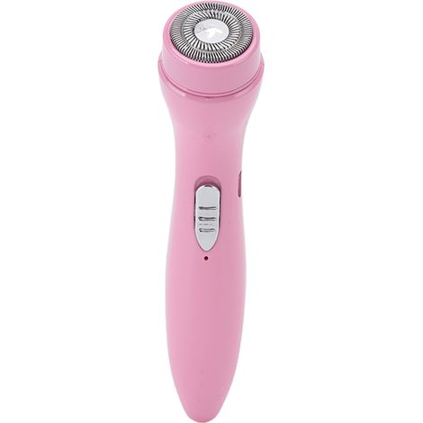 Rasoir électrique silencieux en acier inoxydable pour homme, hypoallergénique, 3,7 V, 2 W, rose (1/5)