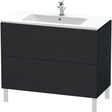 Duravit L-Cube bâti-support pour lavabo à poser, 2 tiroirs, (1/3)