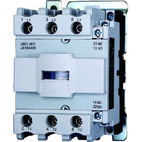 gloca Contattore AC 220V 50/60Hz Bobina 3P 3 Poli Normalmente Aperto Ue 380V (Ie 40 Ampere) (1/4)