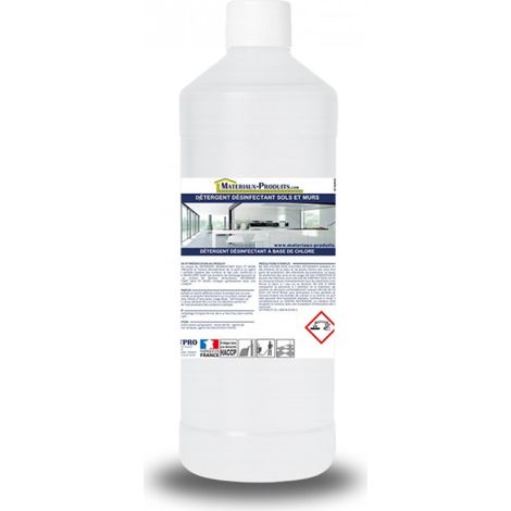 Détergent désinfectant sols et murs - 1 L Transparent - MATPRO (1/3)