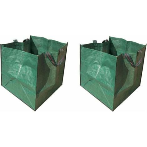Sacs de jardin réutilisables avec poignées pour la collecte des déchets de jardin propreté (1/4)
