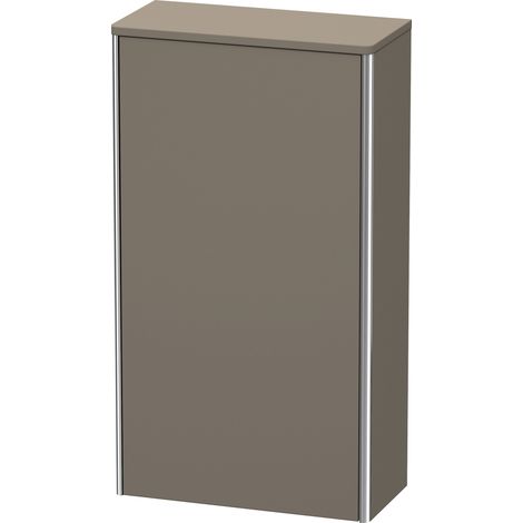 Duravit XSQUARE mobile 880x500x236mm apertura sinistra flanella grigio satinato