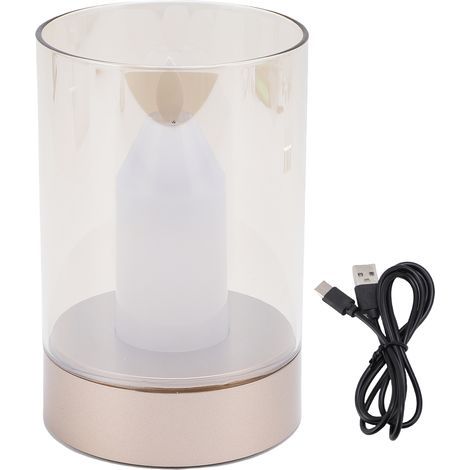 Flameless LED candle light with motion sensor, gesture control, rechargeable battery, nighttime home decoration (1/5)