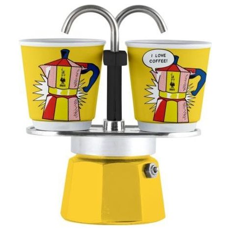 Cafetera bialetti mini express lichtenstein 2 tazas manual espresso (1/5)