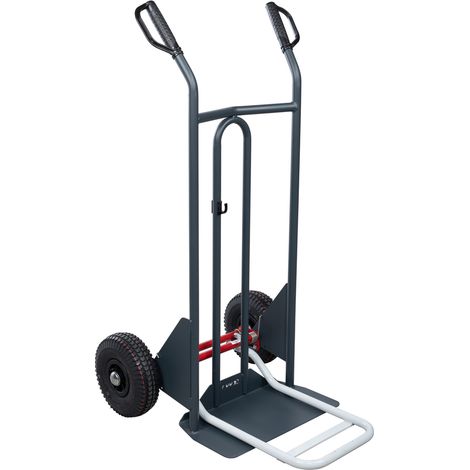 Sackkarre mit Griffen mit Schutzvorrichtung Klappbarer Latz Luftbereifte Räder - DBA 350 kg - 810302121