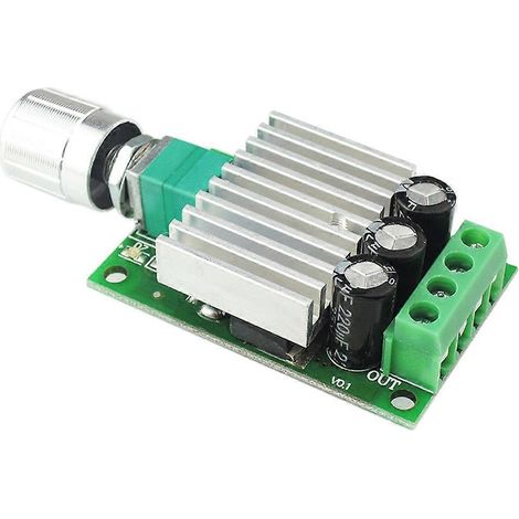 Contrôleur de vitesse pour moteur CC PWM 12 V/24 V 10 A, régulateur de tension, variateur d'intensité (1/5)