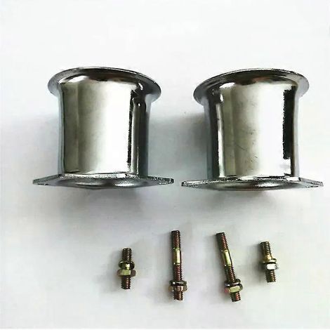 Cornes d'admission chromées de remplacement pour carburateur Solex Dellorto Weber EMPI IDF 40 44 48 IDF 40idf 44idf 48idf