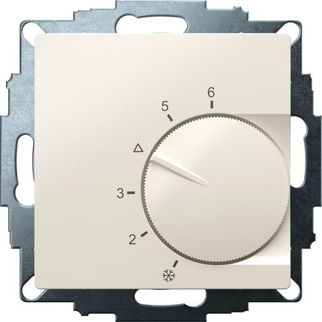 Eberle UTE 2100 thermostat blanc crème 55 mm