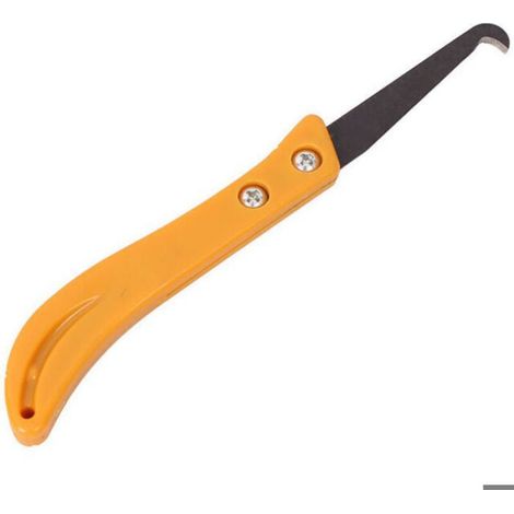 8pcs couteaux pour joints – Lame incurvée en acier – Poignée ergonomique orange – Pour carrelage, sols et murs (1/4)