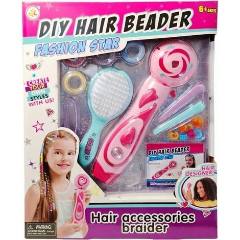 Machine pour tresser des perles dans les cheveux
