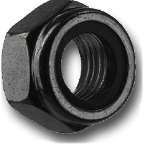 DIN985/ 6-8 M 5 verzinkt schwarz Sicherungsmutter niedrige Form (1/3)